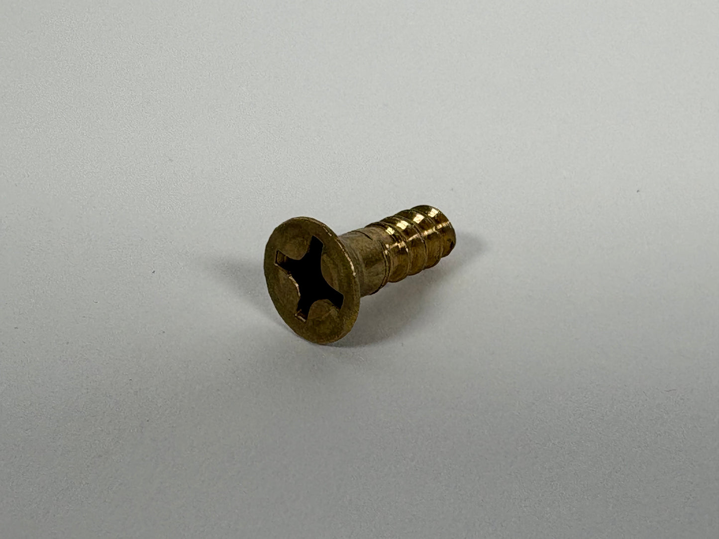 #12 Flat Head, Phillips, Solid Brass Wood Screw