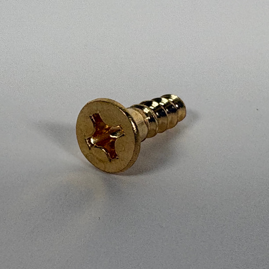 #10 Flat Head, Phillips, Solid Brass Wood Screw
