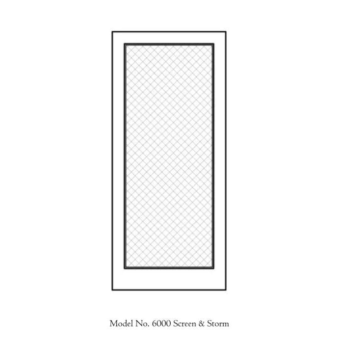 6000 Full-View Screen & Storm Door