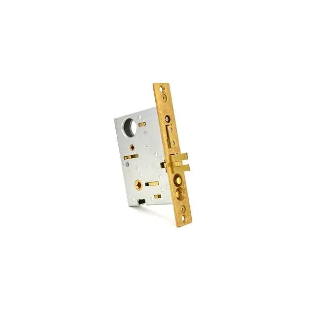 6301 Entry Mortise Lock with Strike — Knob x Knob, 2-1/2" Backset