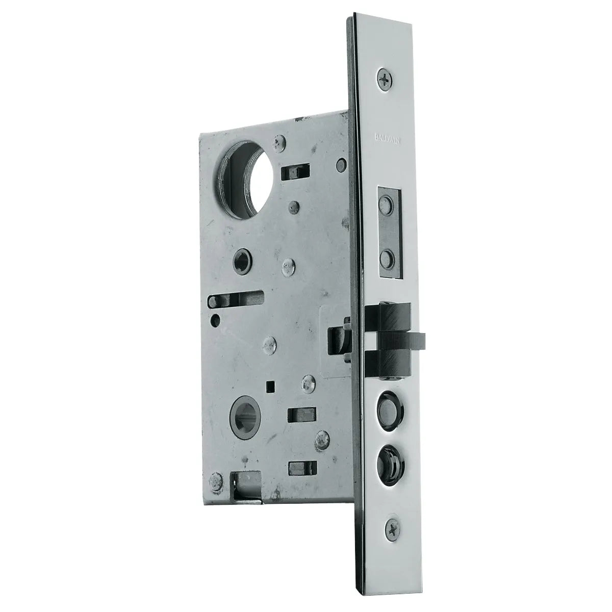6320LS Entry Mortise Lock with Strike — Thumb Handle x Lever, 2-1/2" Backset