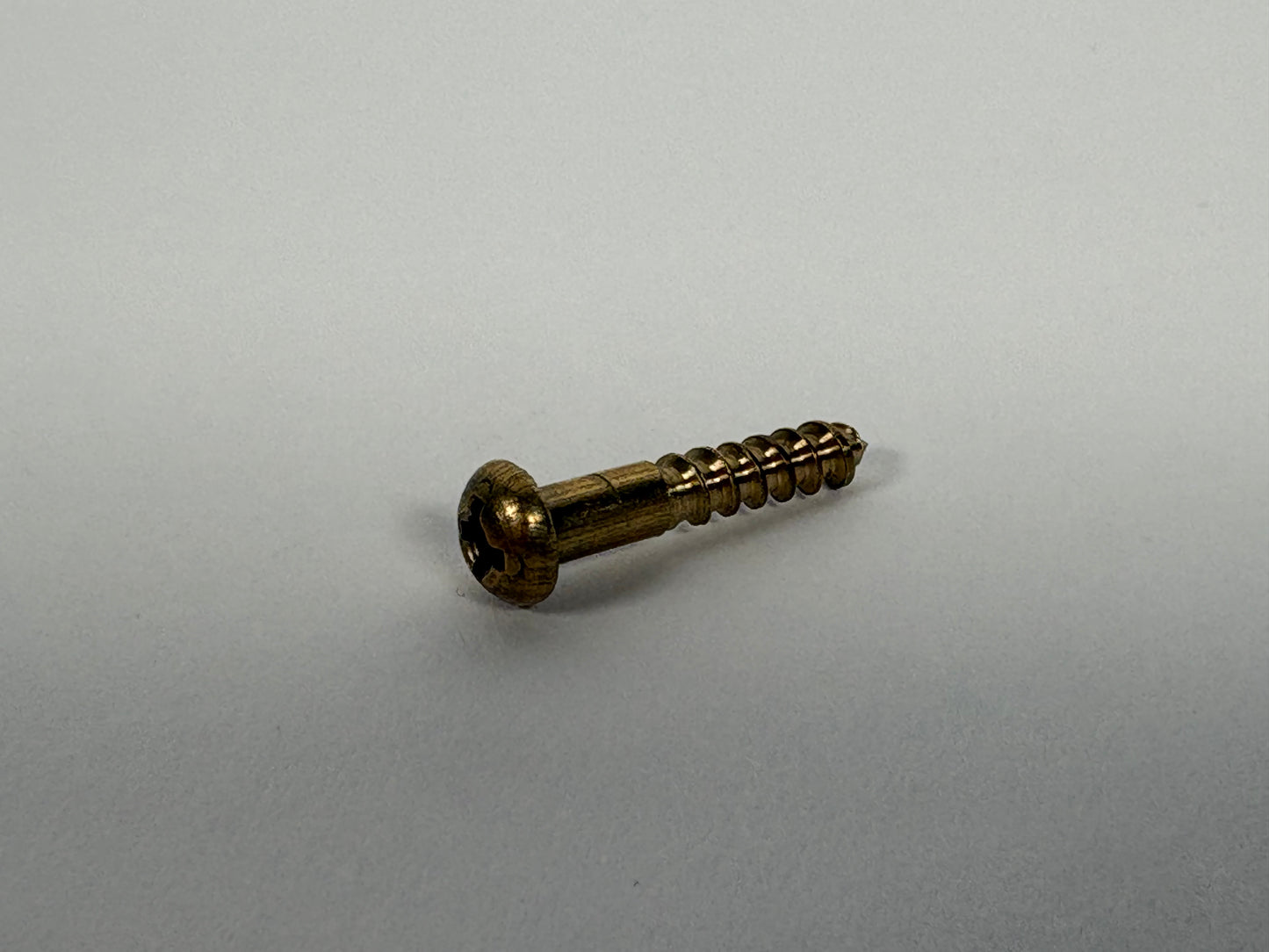 #6 Round Head, Phillips, Solid Brass Wood Screw