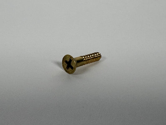 #7 Flat Head, Phillips, Solid Brass Wood Screw