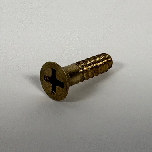 #9 Flat Head, Phillips, Solid Brass Wood Screw