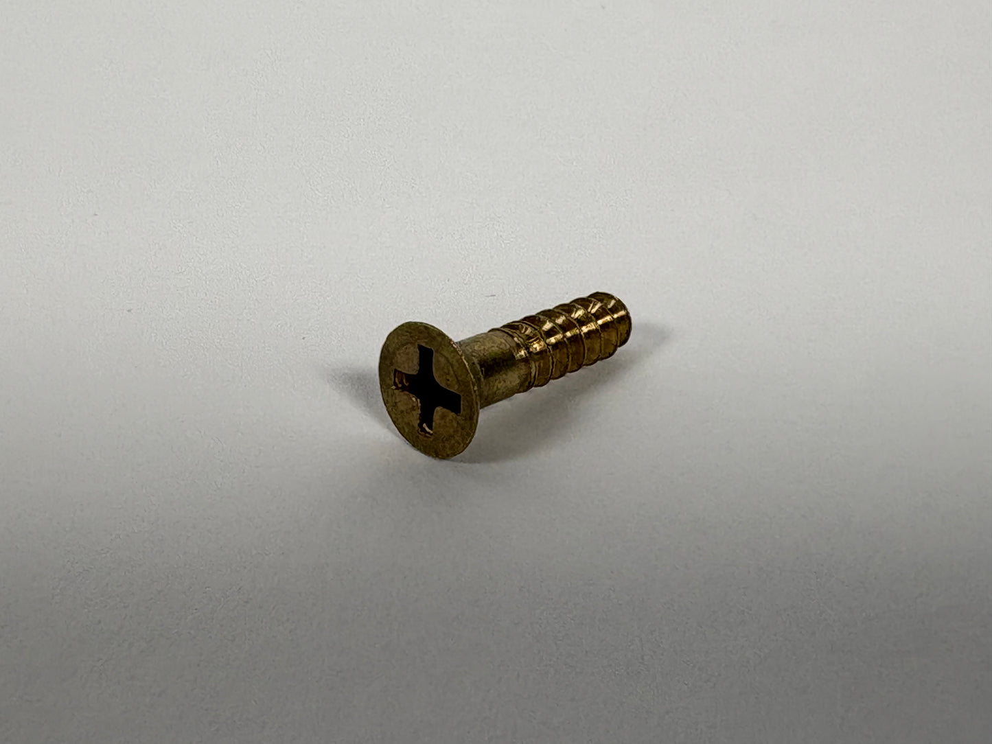 #9 Flat Head, Phillips, Solid Brass Wood Screw