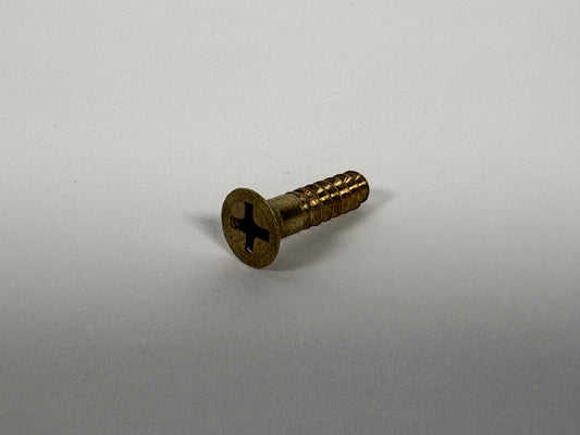#9 Flat Head, Phillips, Solid Brass Wood Screw