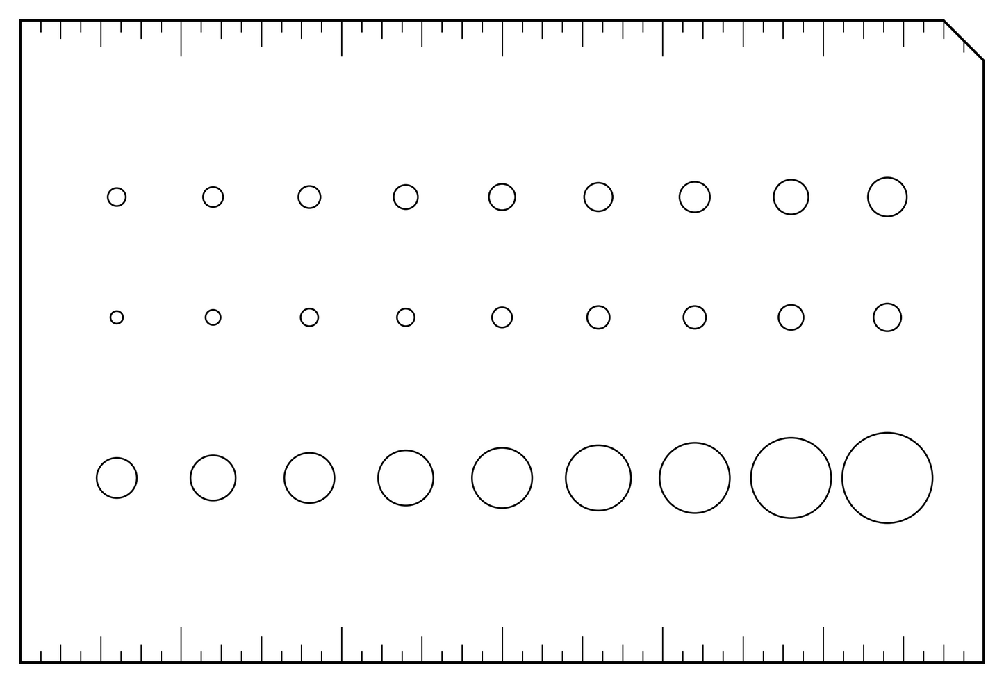 Classic Door Screw Sizing Tool