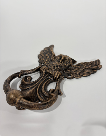 Iron Owl Door Knocker