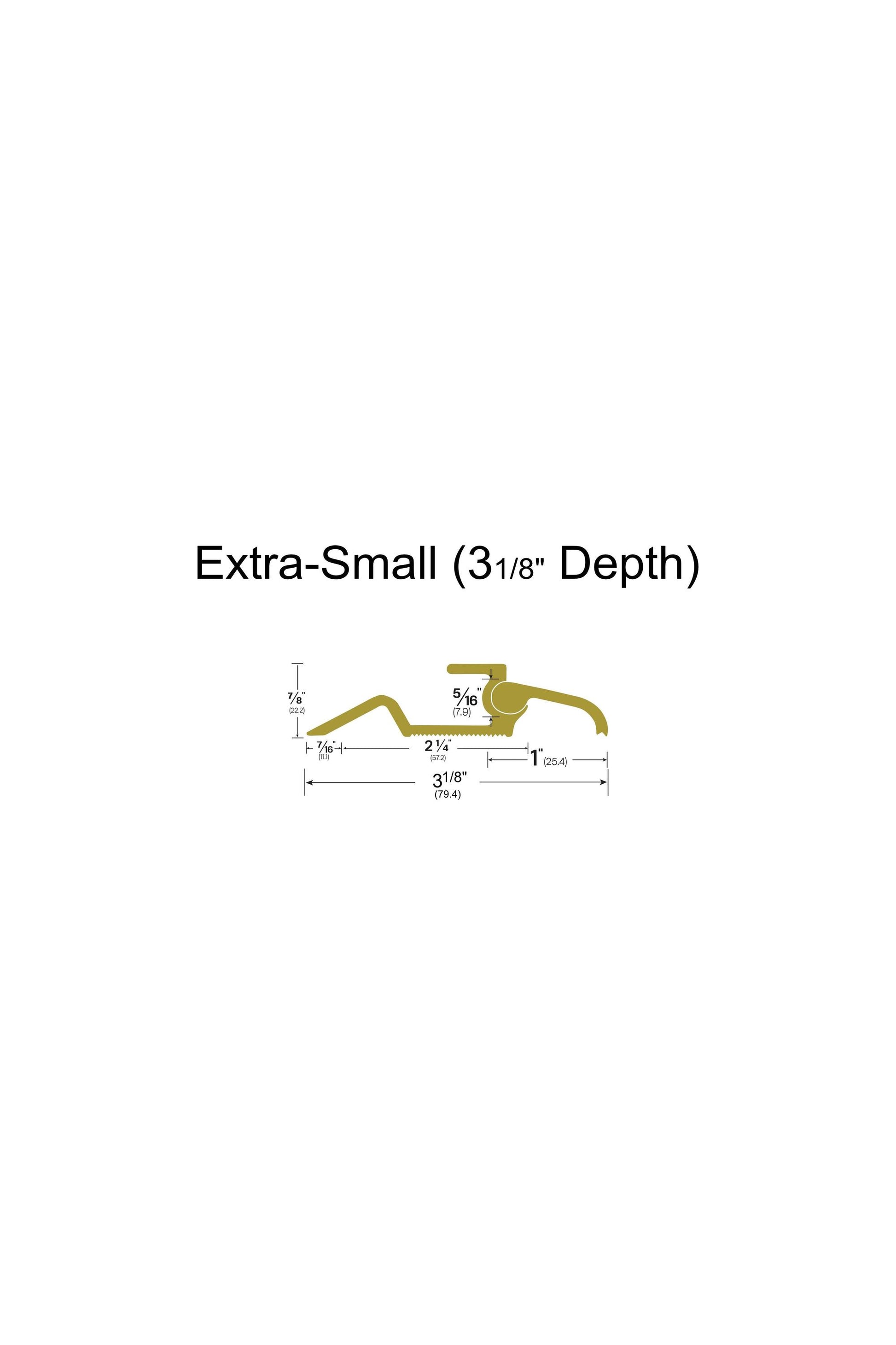 Standard Interlocking Bronze Threshold Kit