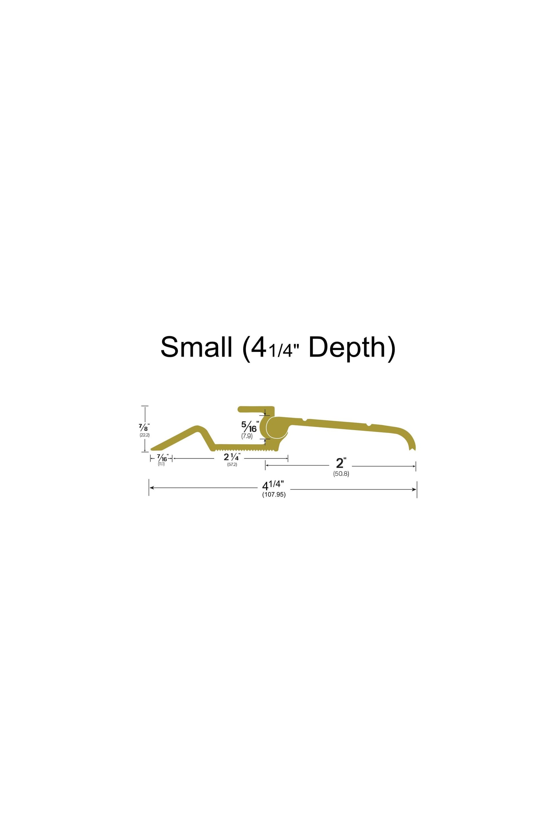 Standard Interlocking Bronze Threshold Kit