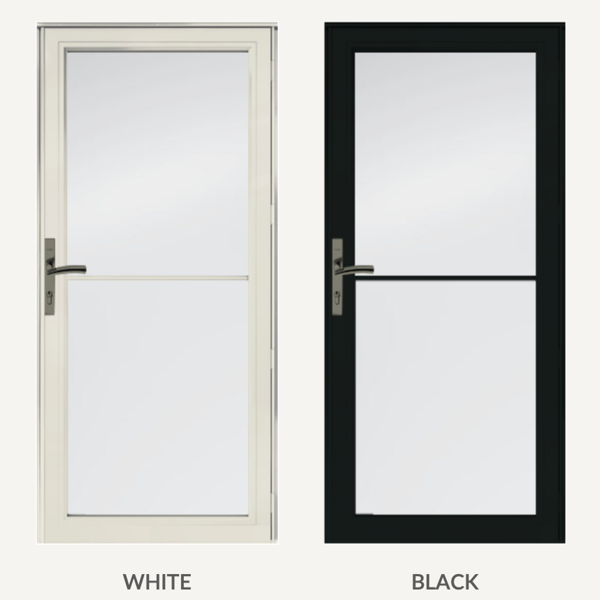 Aluminum Screen/Glass Combo Door