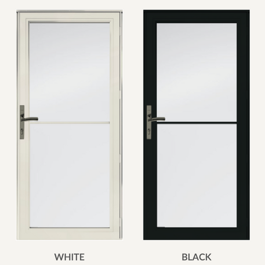 Aluminum Screen/Glass Combo Door