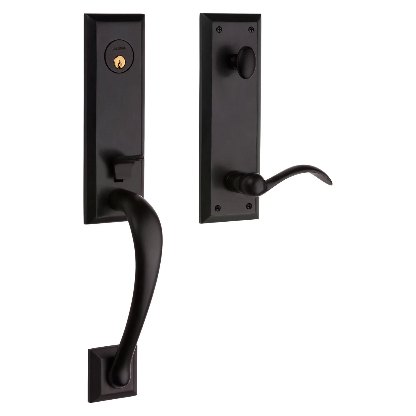 Handleset with Beavertail Lever