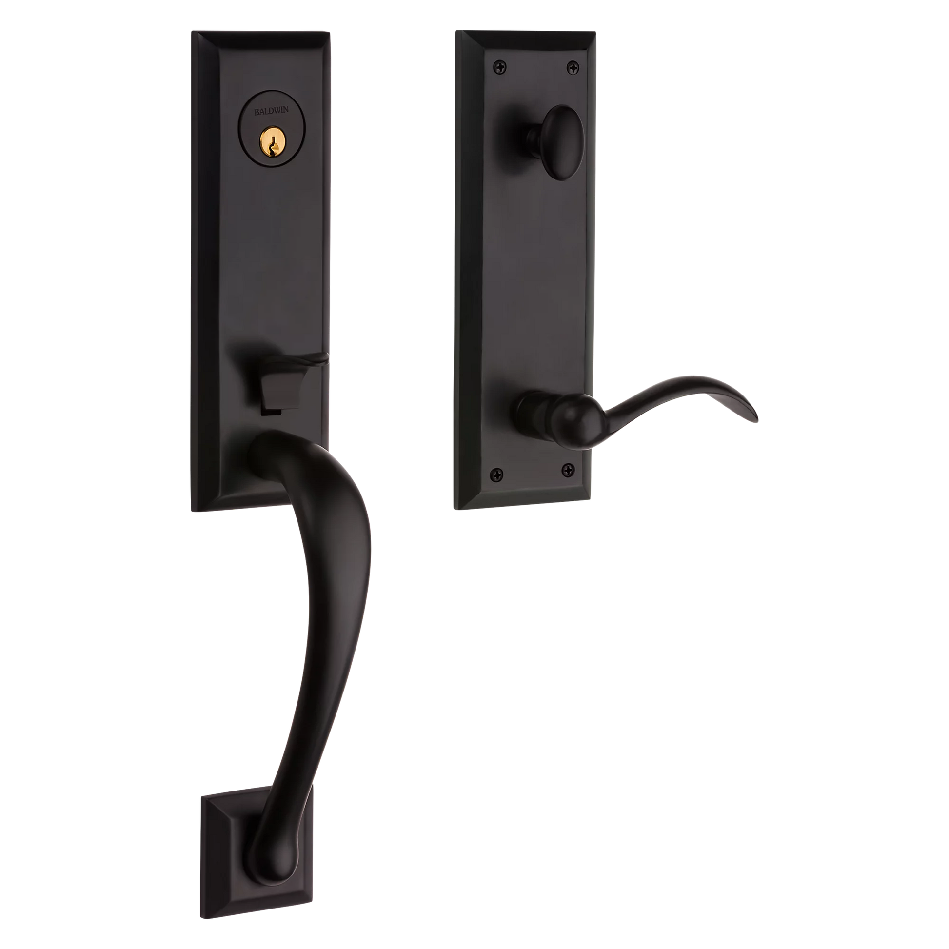 Handleset with Beavertail Lever