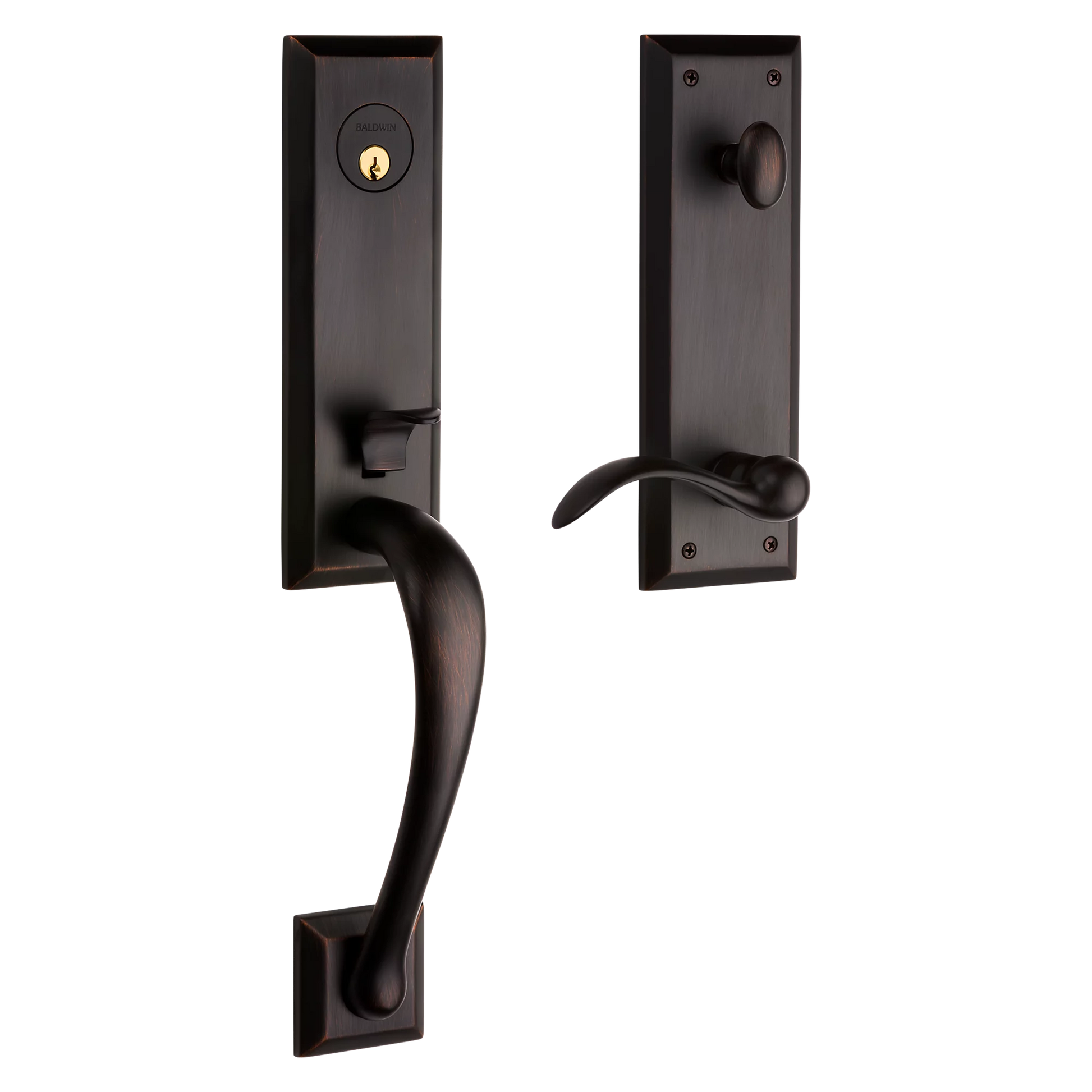 Handleset with Beavertail Lever