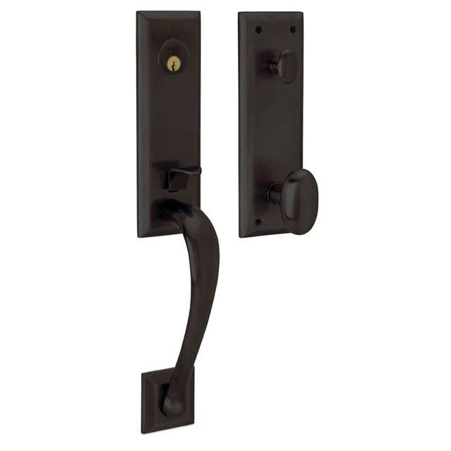 Handleset with Oval Knob