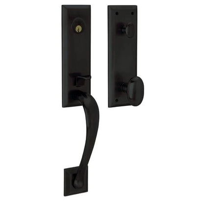 Handleset with Oval Knob