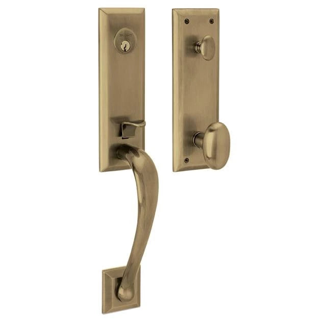 Handleset with Oval Knob