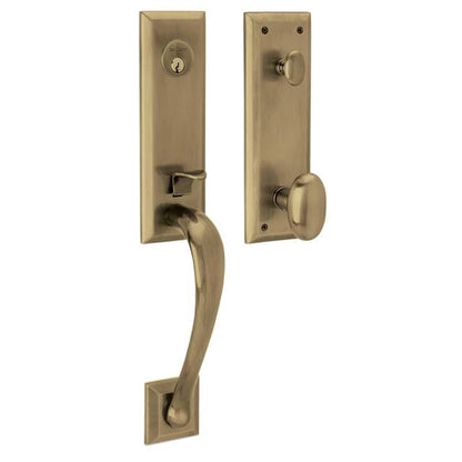 Handleset with Oval Knob