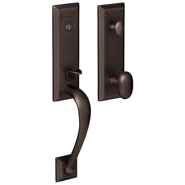 Handleset with Oval Knob