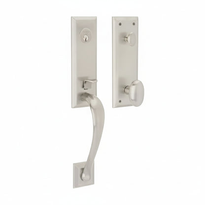 Handleset with Oval Knob