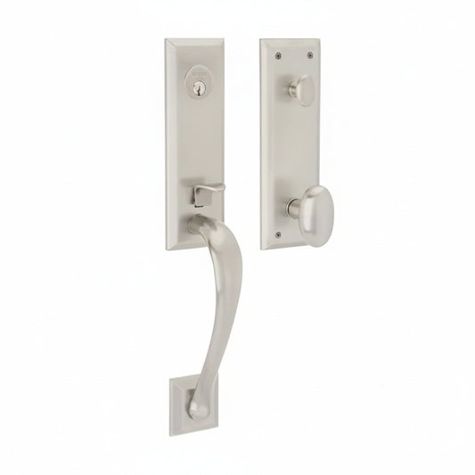 Handleset with Oval Knob