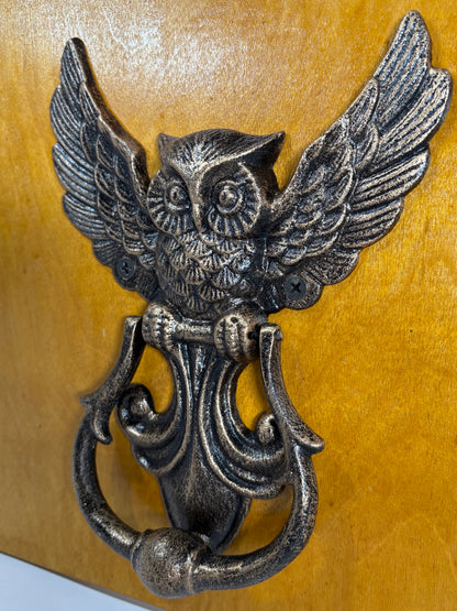 Iron Owl Door Knocker