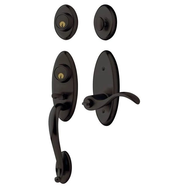 Sectional Handleset with Wave Lever