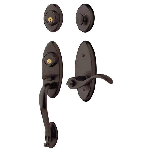 Sectional Handleset with Wave Lever