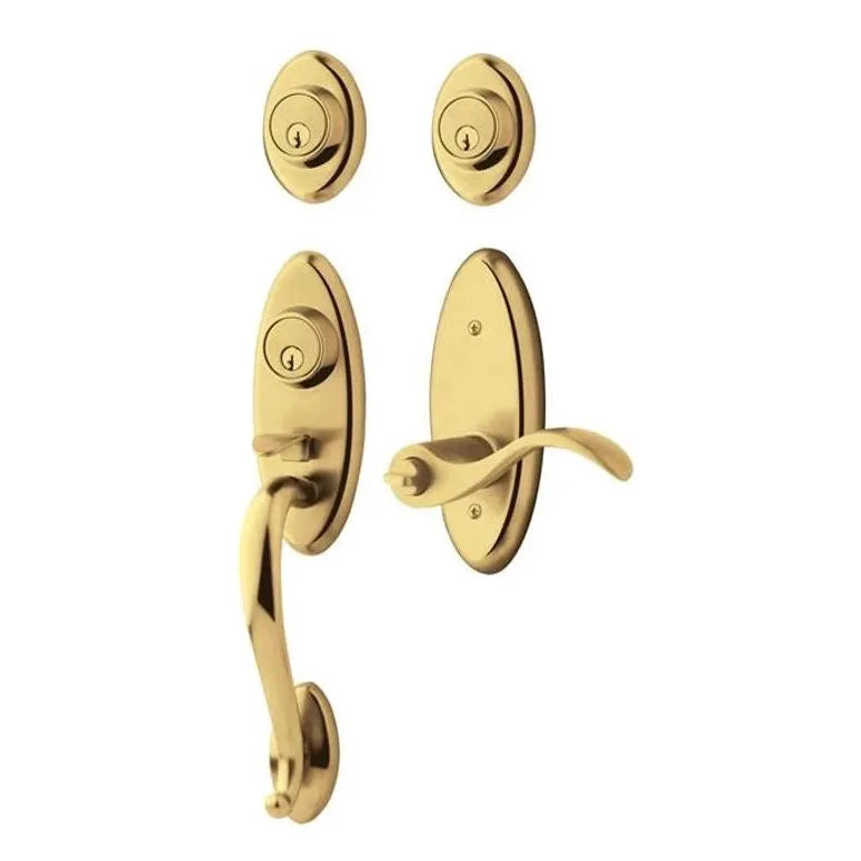 Sectional Handleset with Wave Lever
