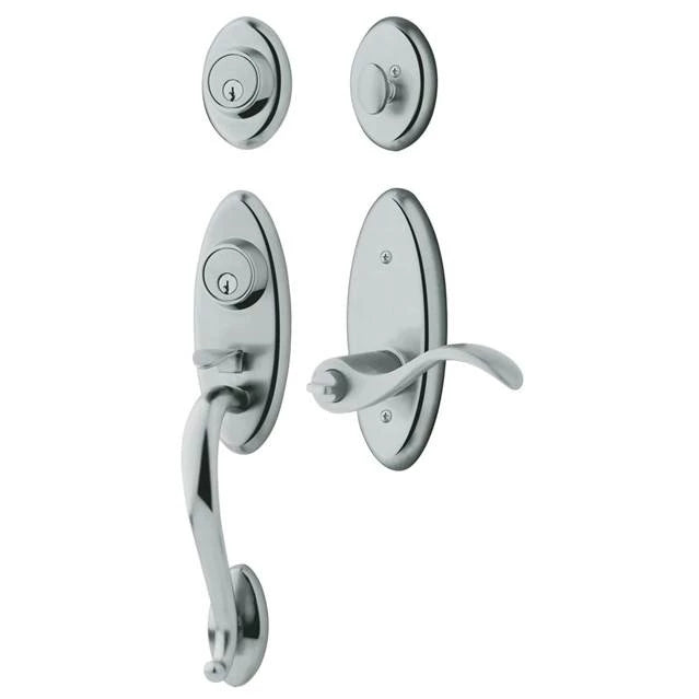 Sectional Handleset with Wave Lever