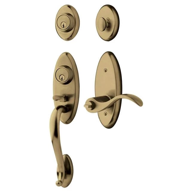 Sectional Handleset with Wave Lever