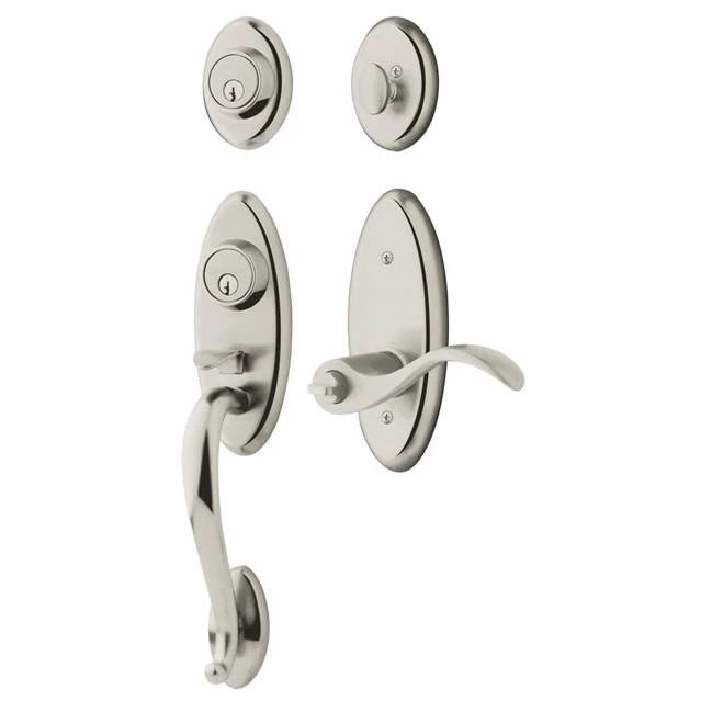 Sectional Handleset with Wave Lever