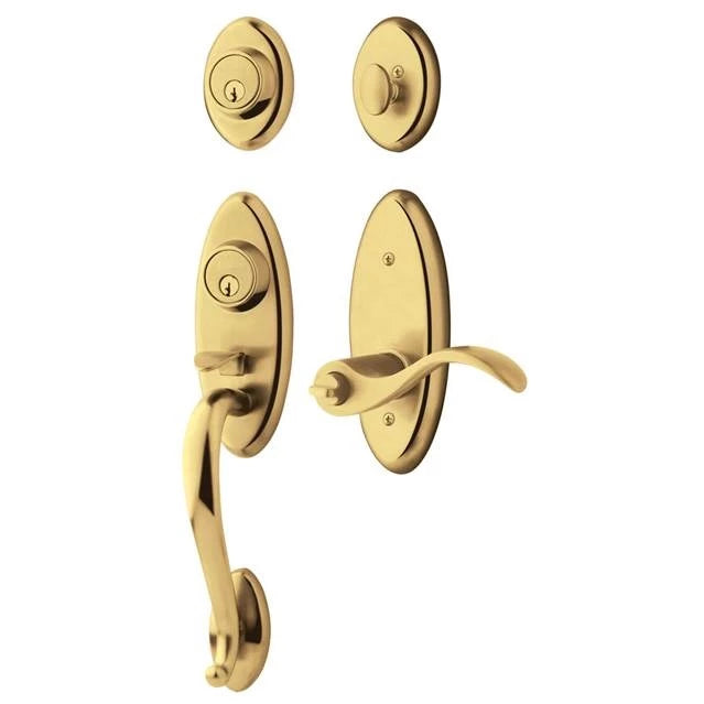 Sectional Handleset with Wave Lever