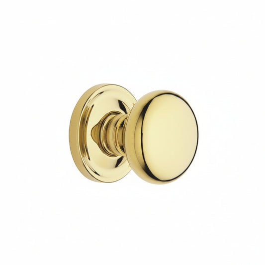 Solid Brass Door Knob Set — No Key