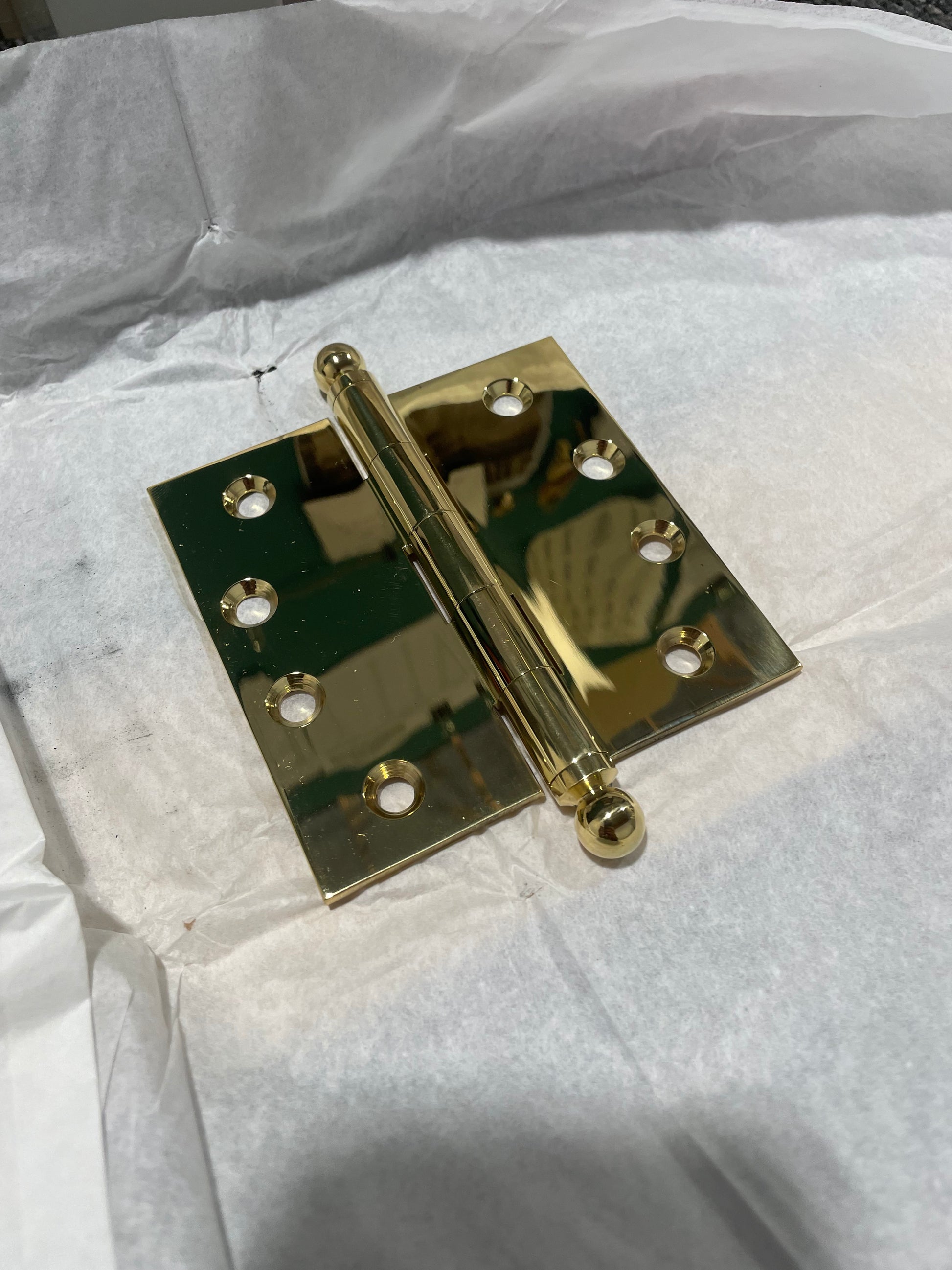 Solid Brass Hinge 4" x 4"