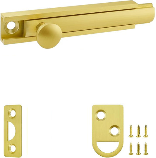 3 Inch Solid Brass Side Bolt Kit